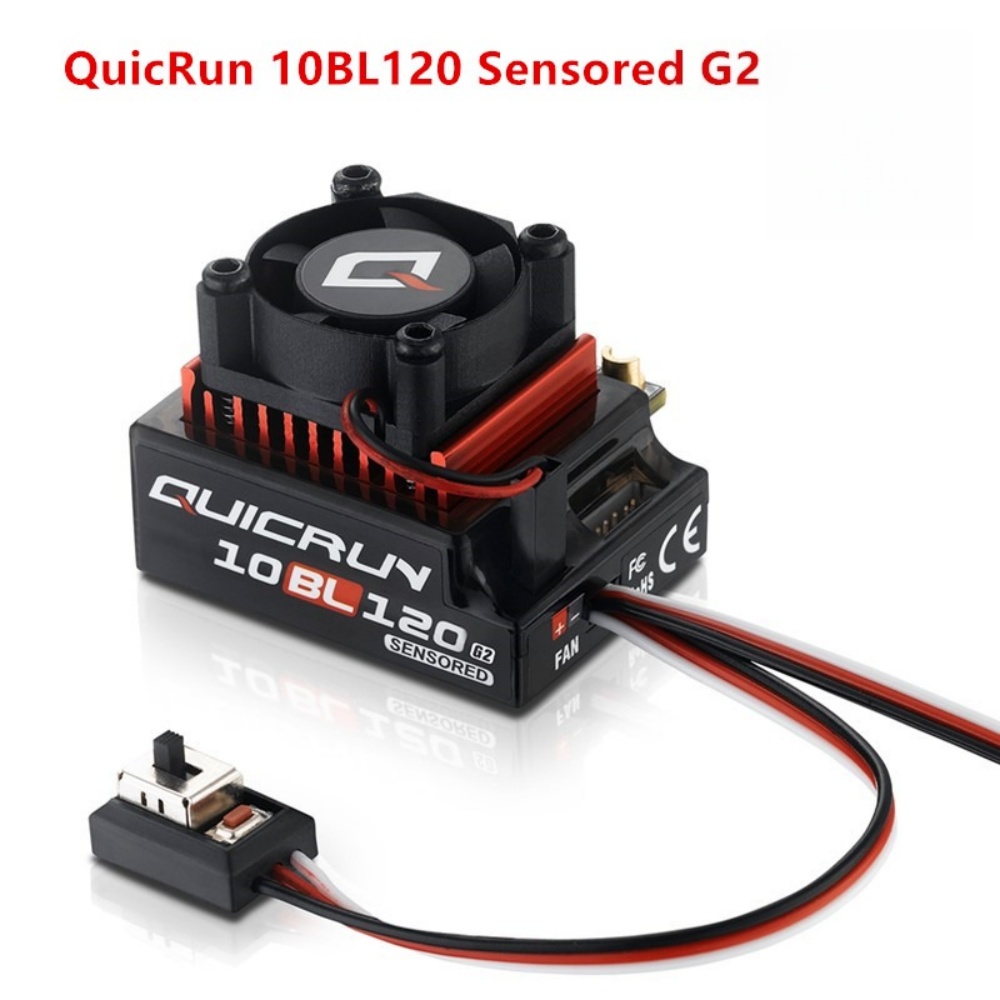Rc Hobby Motors - FATJAY Hobbywing QUICRUN-10BL-120-G2 120A ESC Sensored