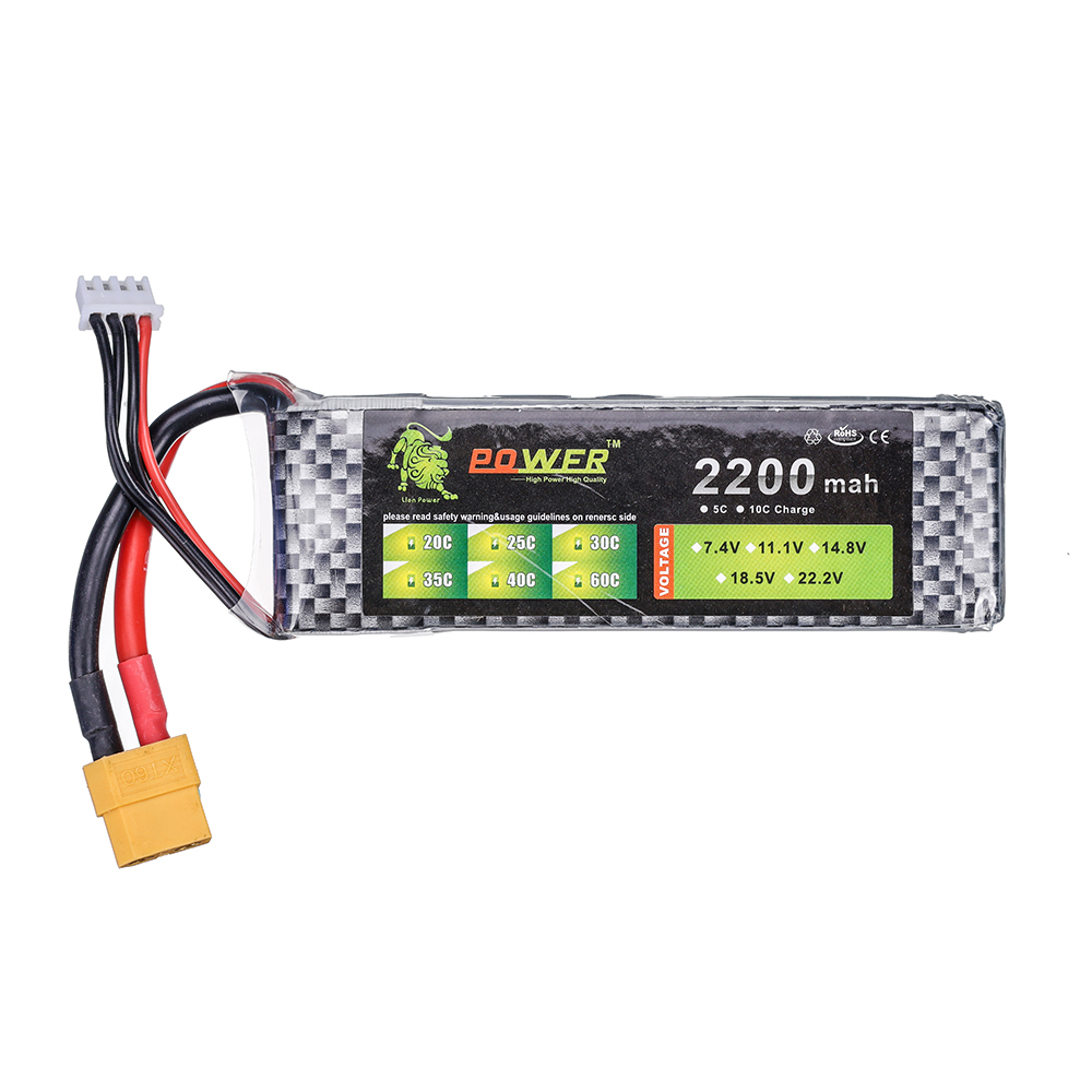 3S 11.1V 2200mAh 35C Lipo Batt - Hobby Rc Quadcopters ulasan dan harga
