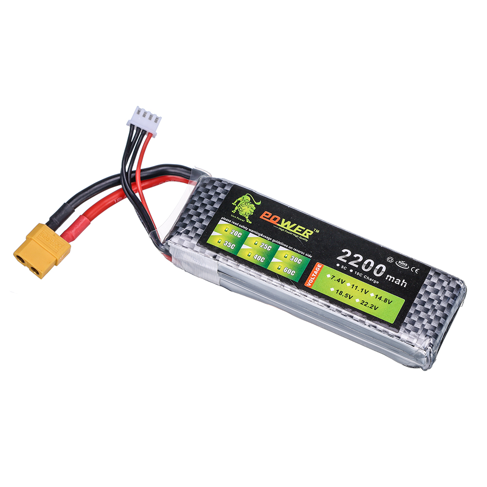 3S 11.1V 2200mAh 35C Lipo Batt - Hobby Rc Quadcopters ulasan dan harga