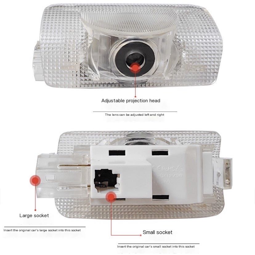 2Pcs LED Projector Lamp Car Do - Rc Hobby Lobby ulasan dan harga