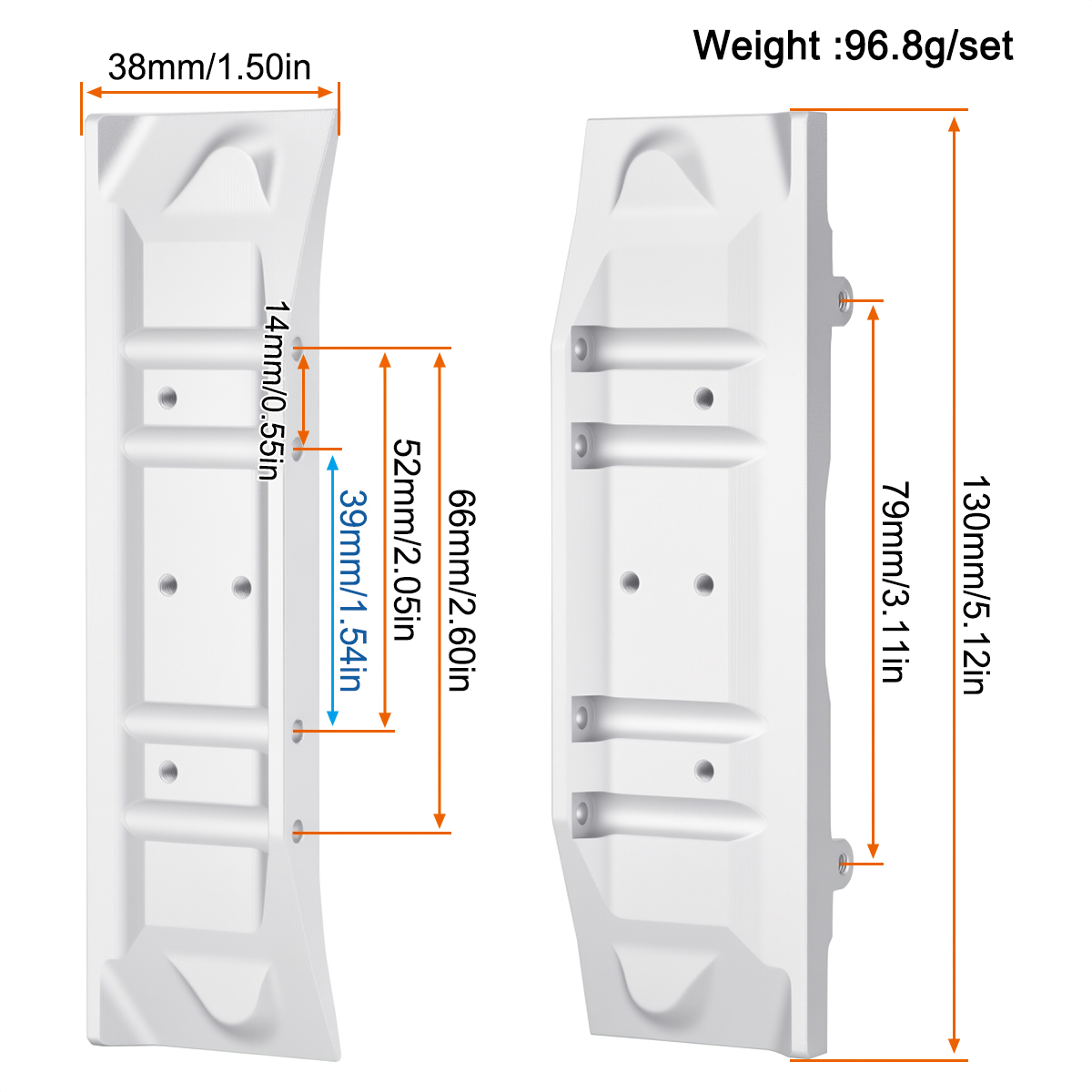Aluminum Side Pedal for Vanqui - Rc Hobby Factory ulasan dan harga