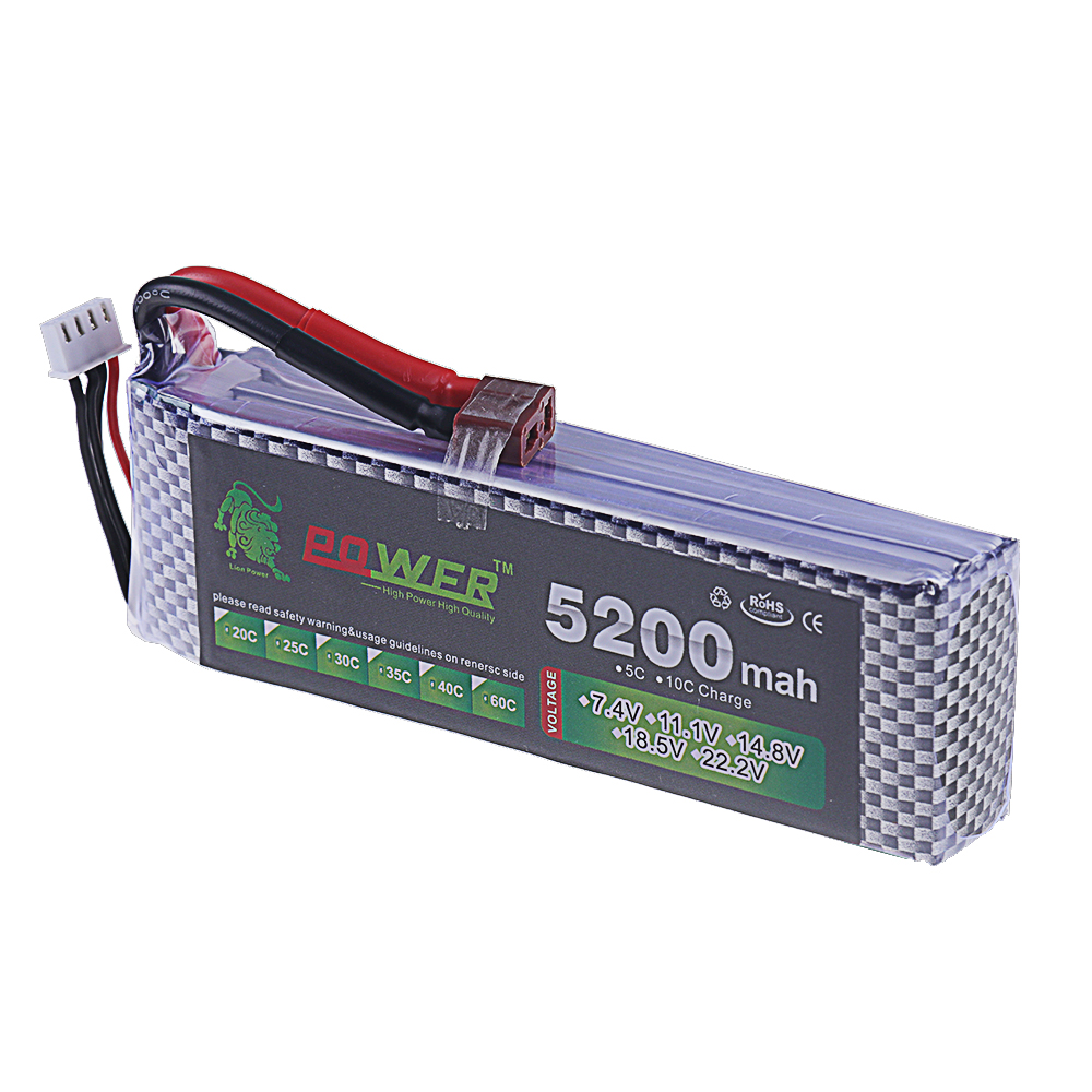 3S Lipo Battery 11.1V 5200mah  - Hobby Rc Quadcopters ulasan dan harga